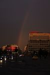 Am Ende des Regenbogens steht ein Topf voll Gold