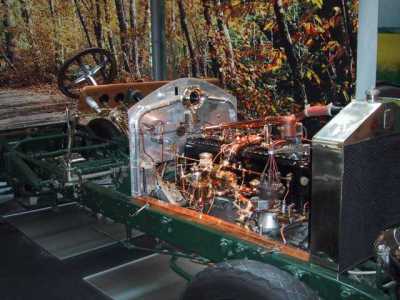 Rolls Royce mit offenem Motor