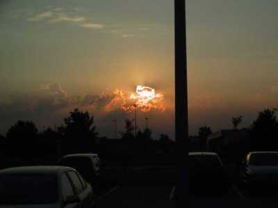 Sonnenuntergang in St. Quentin